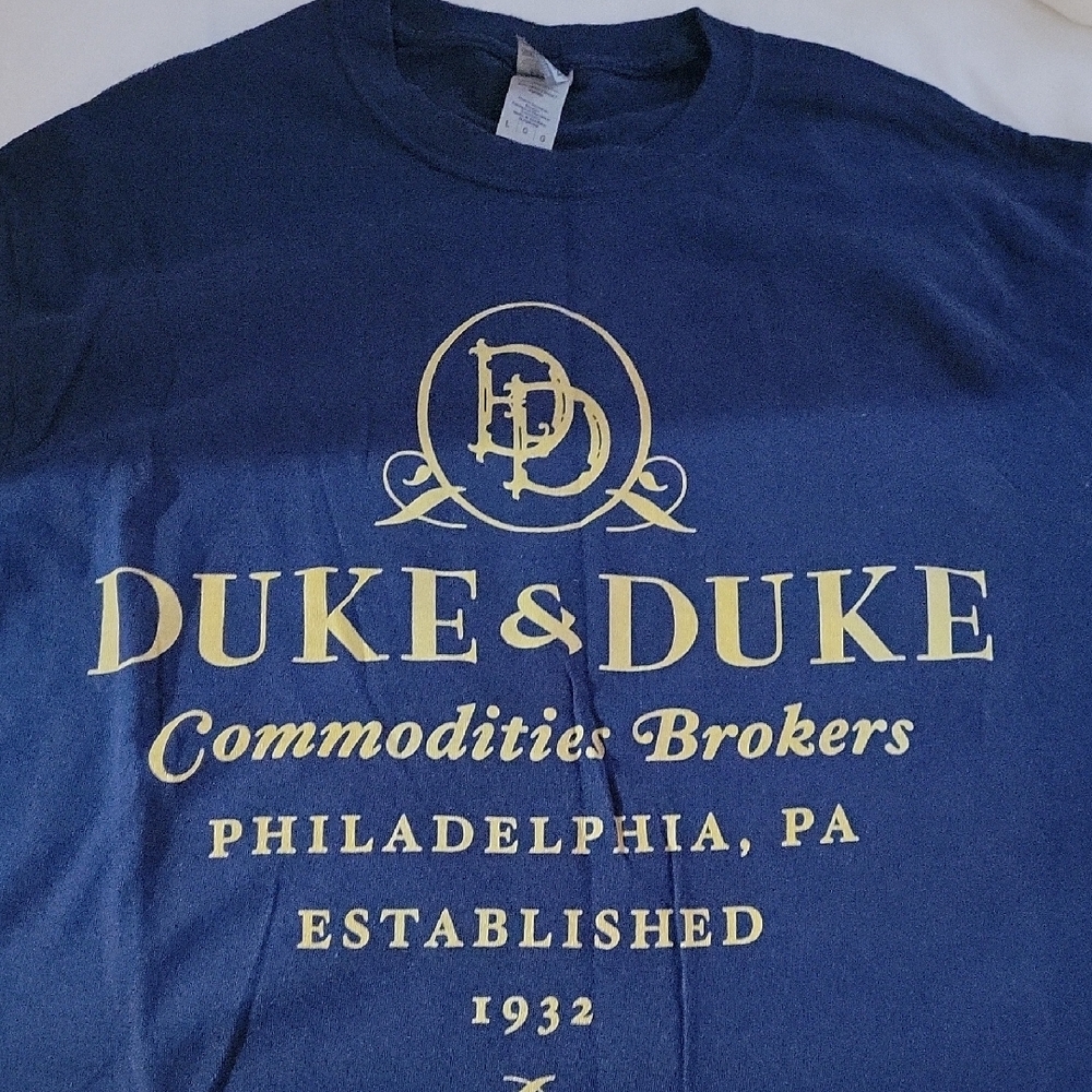 Gildan Blue and Gold Short Sleeve Tee